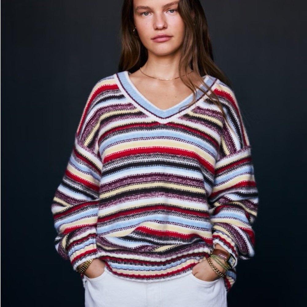 Abercrombie dad v neck sweater